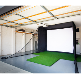 PerfectBay Golf Simulator Screen Enclosure – Top Shelf Golf