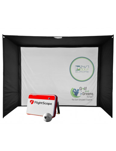 Flightscope Mevo+ & 24/7 Golf Studio - Golf Enclosure | Golf and Greens Europe