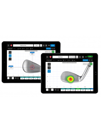 Rendu tablette simulateur golf Mevo+ 2023