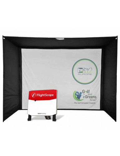FlightScope X3 & 24/7 Golf | Flightscope | Golf Simulator | Golf Enclosure | Golf and Greens Europe