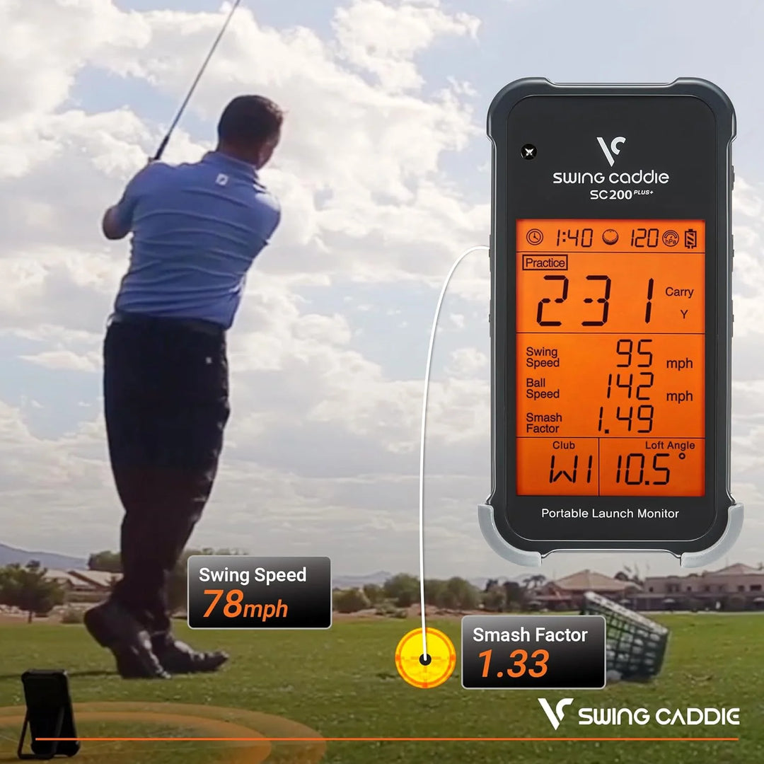 Swing Caddie SC200+ - Golf Launch Monitor