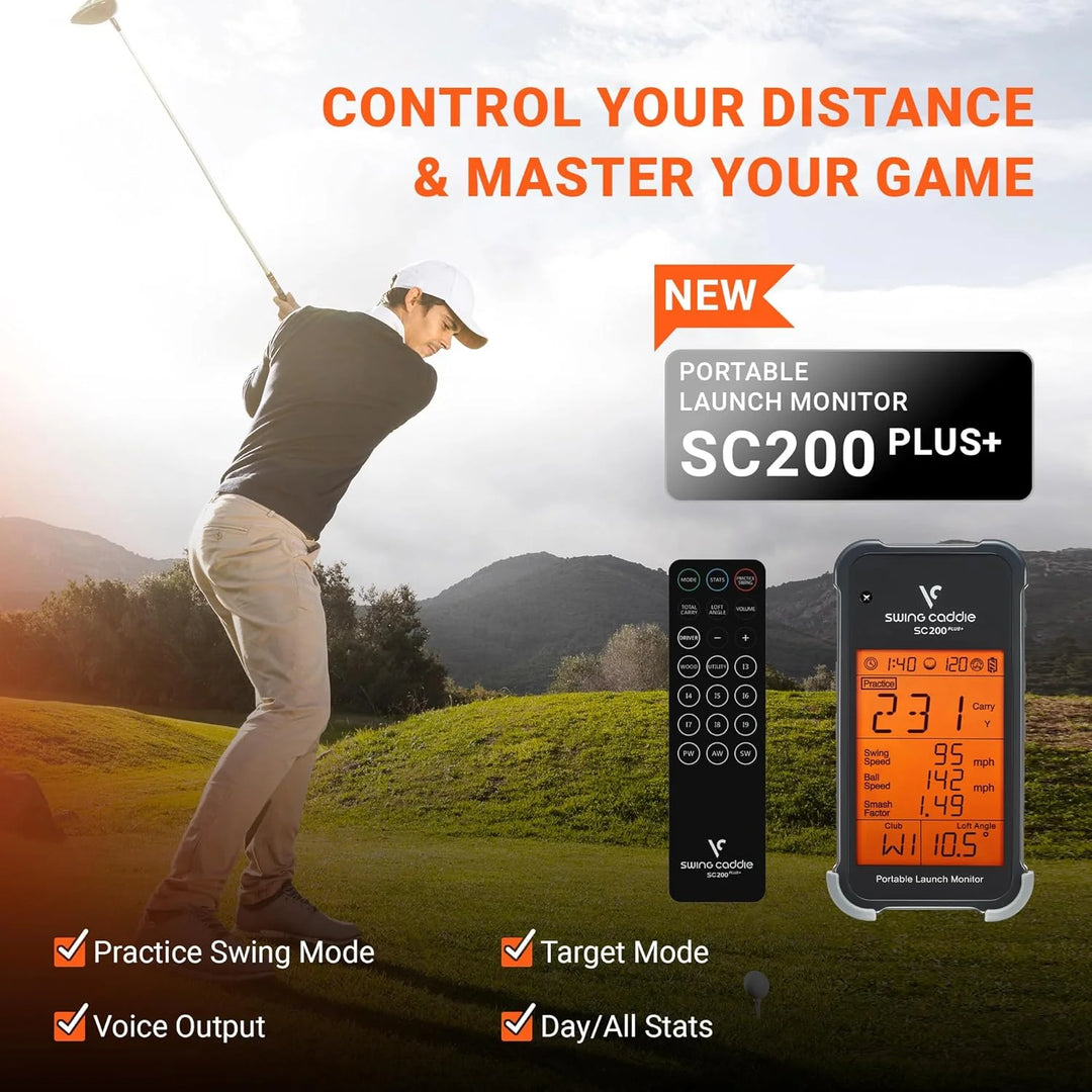 Swing Caddie SC200+ - Golf Launch Monitor