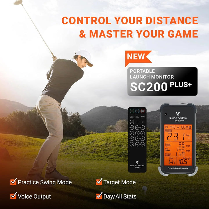Swing Caddie SC200+ - Golf Launch Monitor