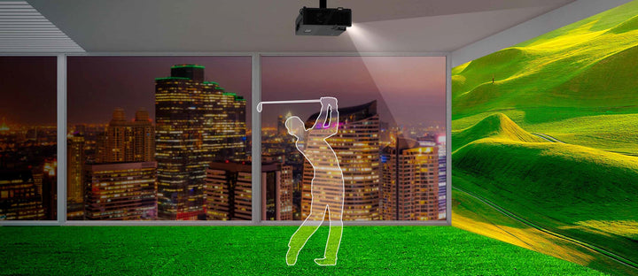 Optoma ZK431ST 4K UHD - Short Throw Laser Projector for Golf Simulators