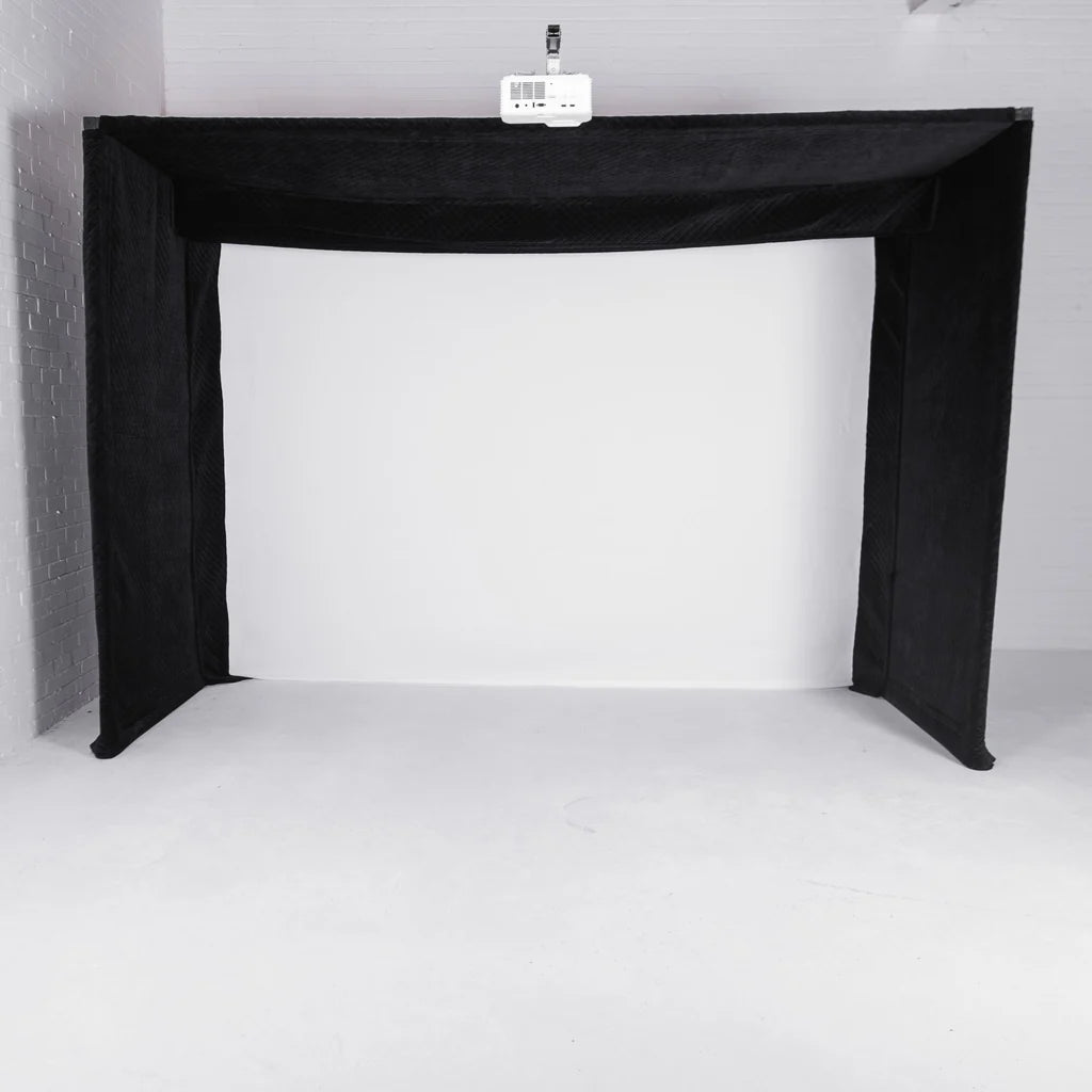 Lux Golf Simulator Hitting Enclosure - GolfBays