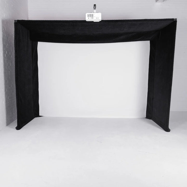 Lux Golf Simulator Hitting Enclosure - GolfBays