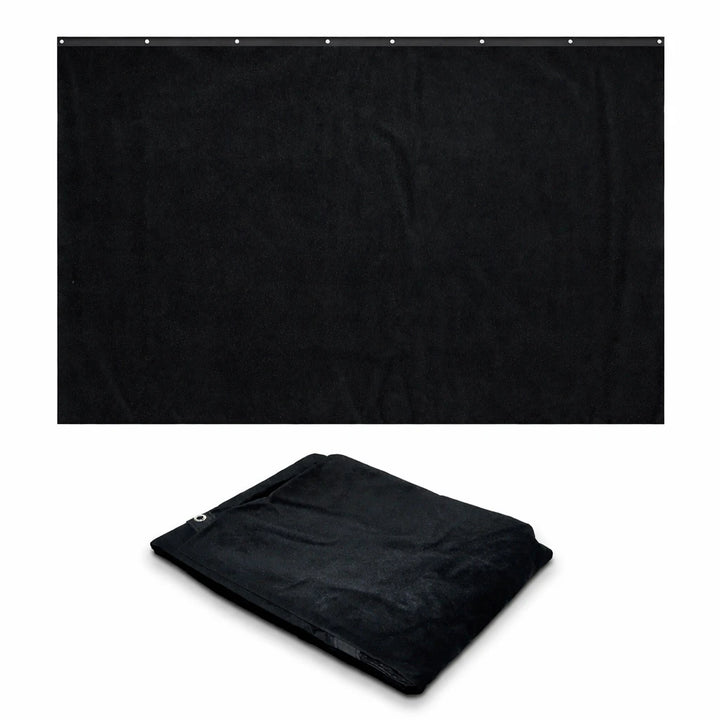 Curtain – Thick Shock-Absorbing Backing Layer - 3 m x 3 m Golf Simulator Accessories Golf and Greens