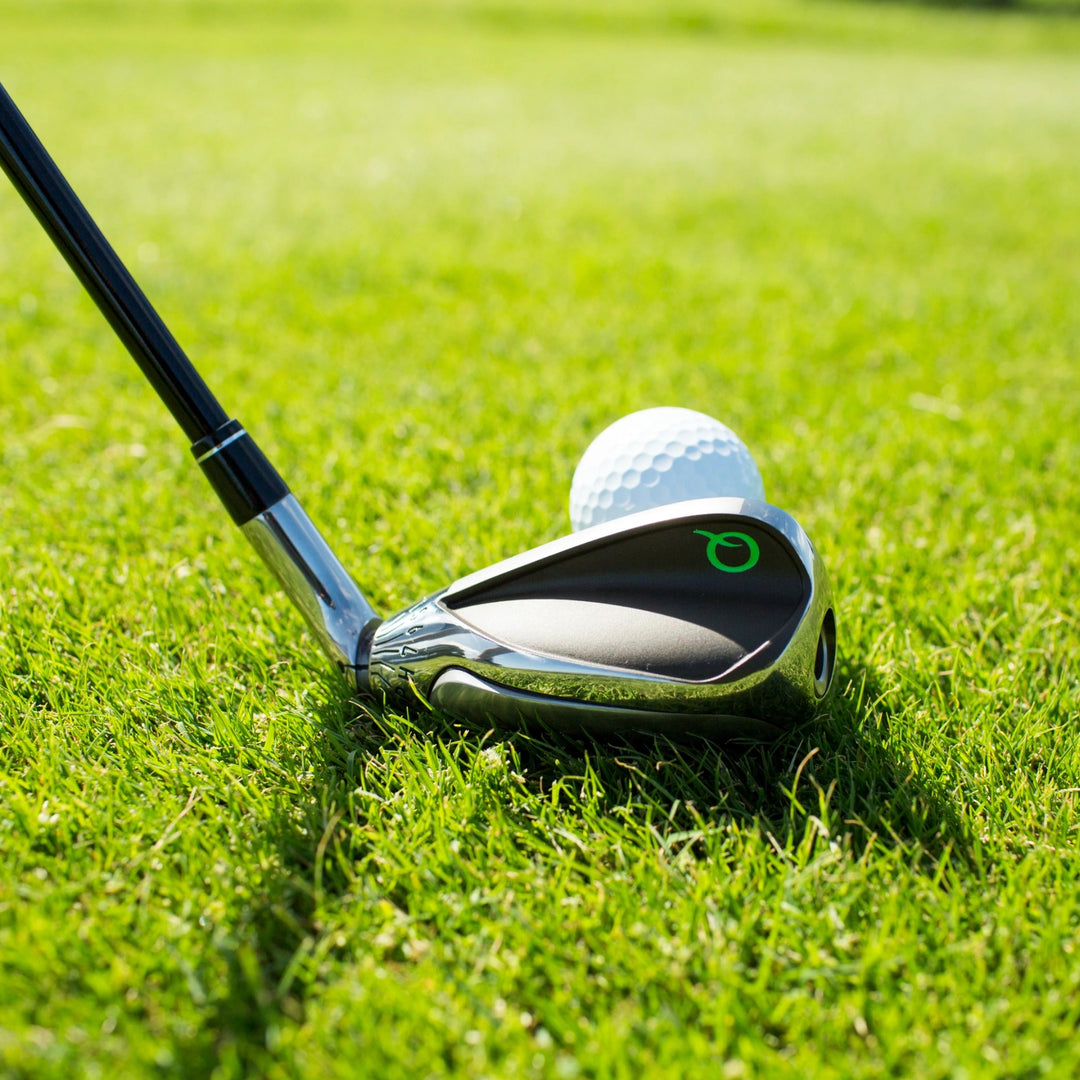 Q Gen 2 adjustable golf club head on turf