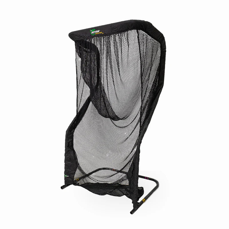Net Return Extra Point Kicking Net – portable football kicking net with automatic ball return, used by NFL and NCAA teams, quick 5-minute setup