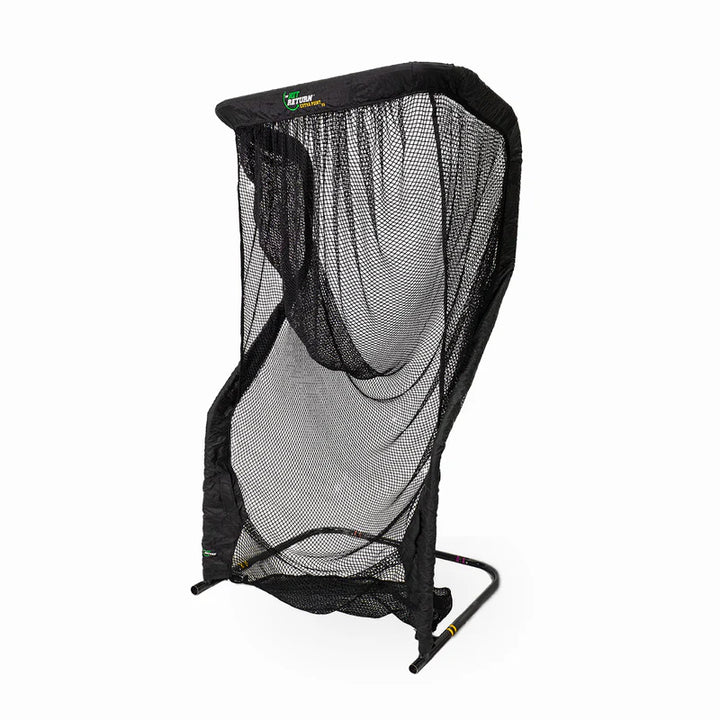 Net Return Extra Point Kicking Net – portable football kicking net with automatic ball return, used by NFL and NCAA teams, quick 5-minute setup