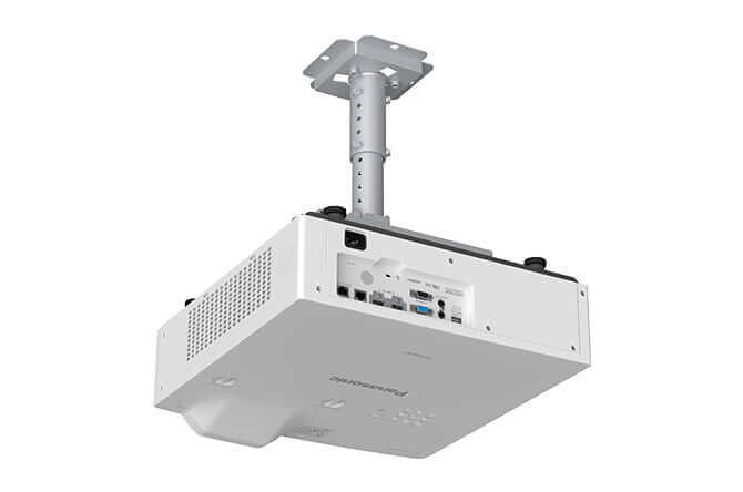 Panasonic PT-VMZ6ST ceiling-mounted projector – rear view