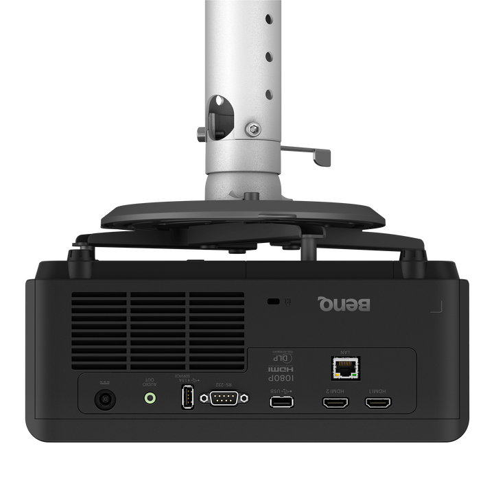 BenQ LH830ST rear view with projector connections