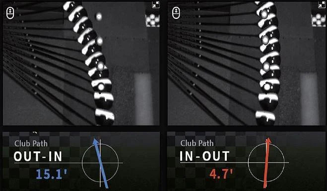 Bravo Golf Simulator club path and ball tracking analysis – real-time impact visualization for accurate swing correction