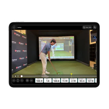 Indoor golf swing video overlay analysis using FlightScope Mevo Gen2 launch monitor – Golf & Greens