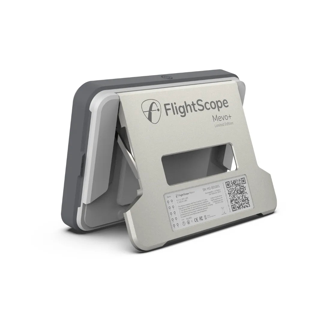 Rear view of FlightScope Mevo Plus