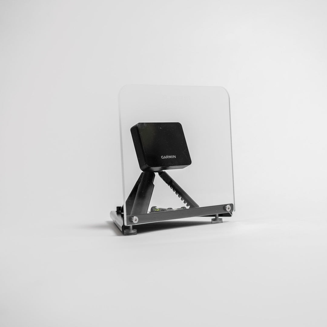 GolfBays black steel and plexiglass protective case for Garmin Approach R10