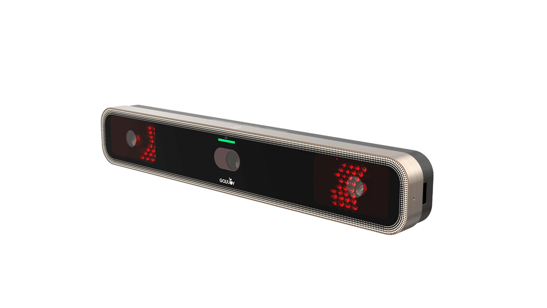 Golfjoy Rigel 3 – three-quarter view showing its three cameras