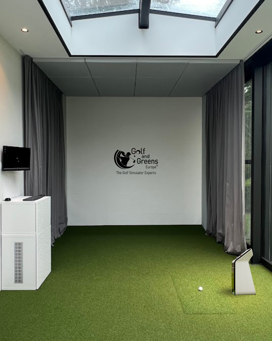 indoor golf with a garmin r50
