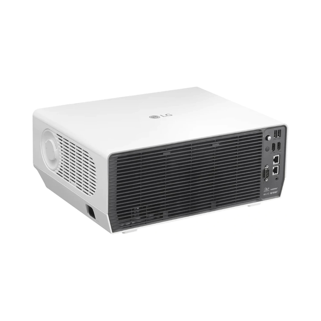 Rear I/O of LG ProBeam BU53RG projector — HDMI, USB, LAN, control ports