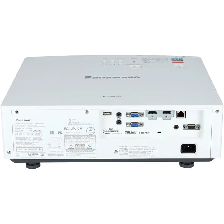 Panasonic PT-VMZ51S rear ports and connectivity for golf simulator installations
