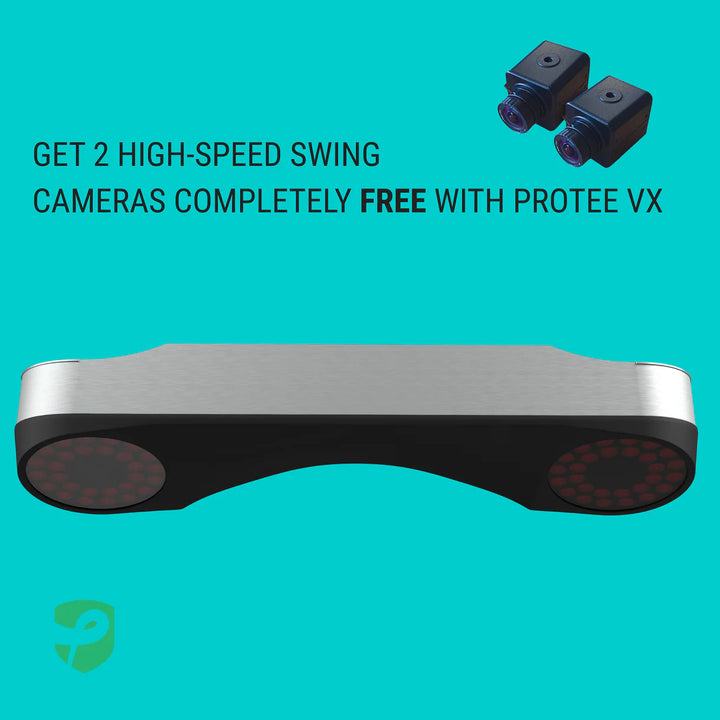 ProTee VX golf launch monitor with free high-speed swing cameras promotion