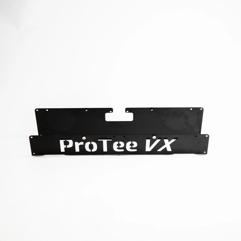ProTee VX Protective Case front view – durable steel panel enclosure for launch monitor protection in golf simulators