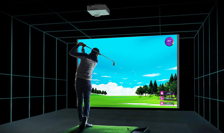 Panasonic PT-VMZ7ST WUXGA - Short Throw Laser Projector for Golf Simulators