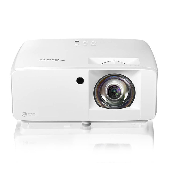 Optoma ZK431ST white short-throw projector — front view