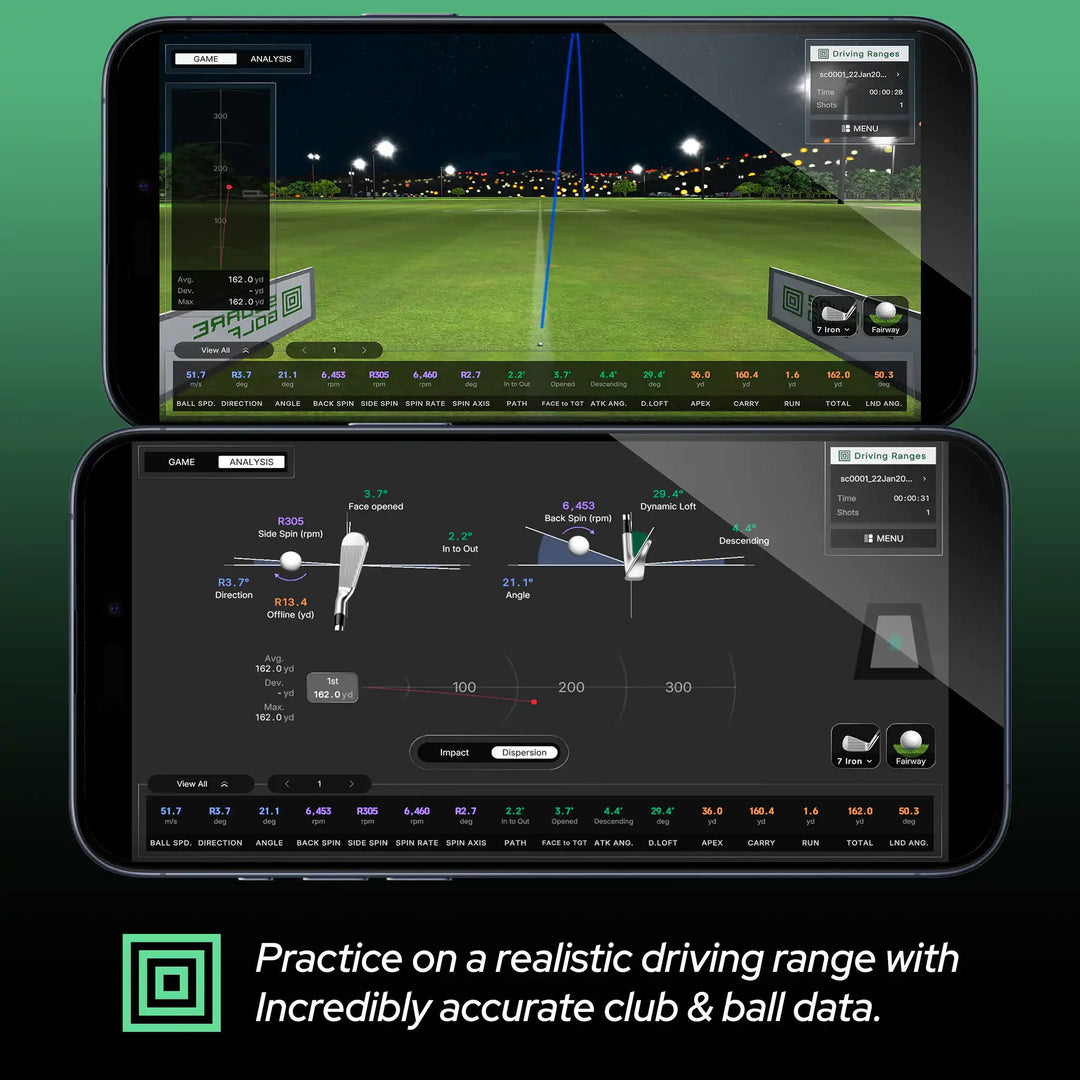 Square Golf Home driving range software