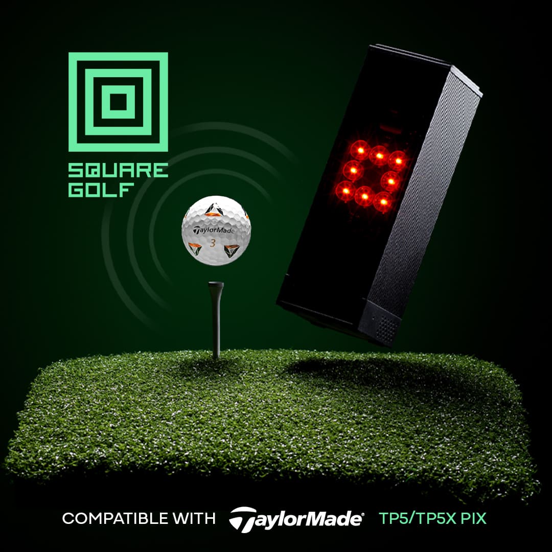 Square Golf Home with TaylorMade TP5 Pix golf balls