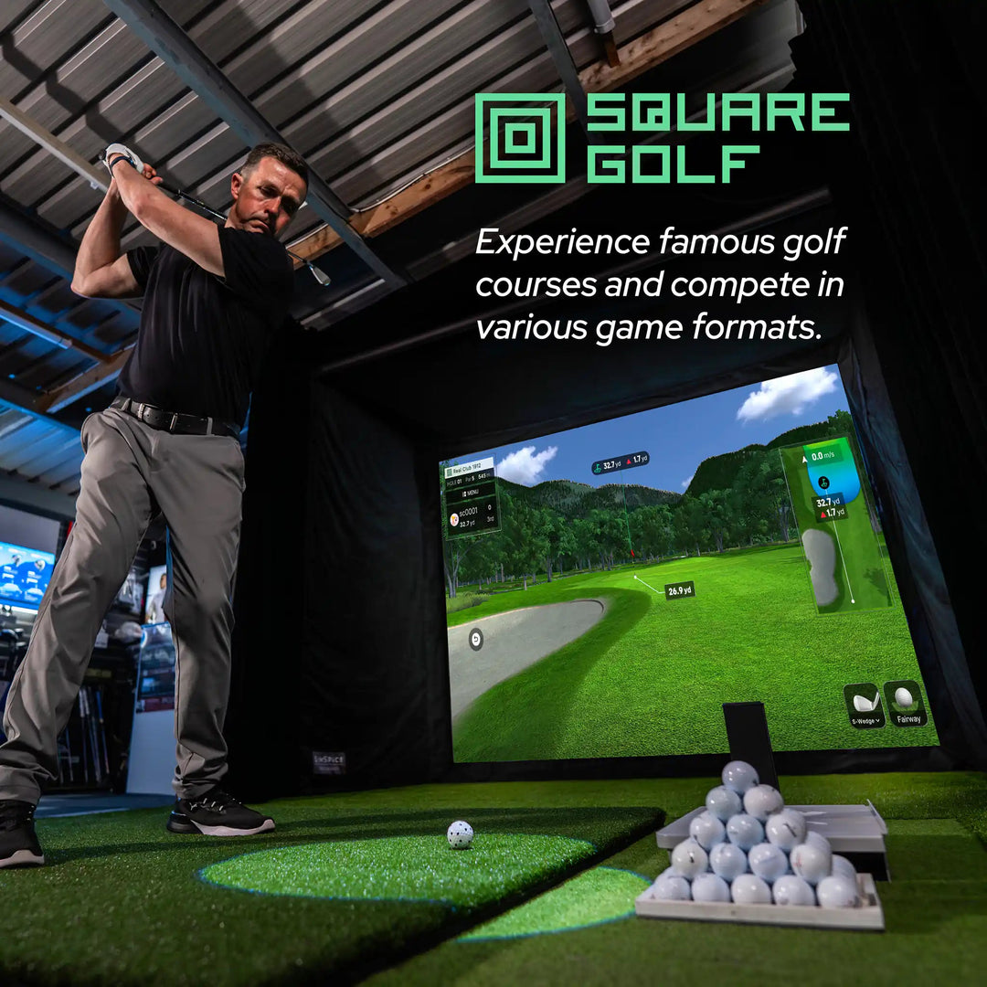Square Golf Home virtual golf courses