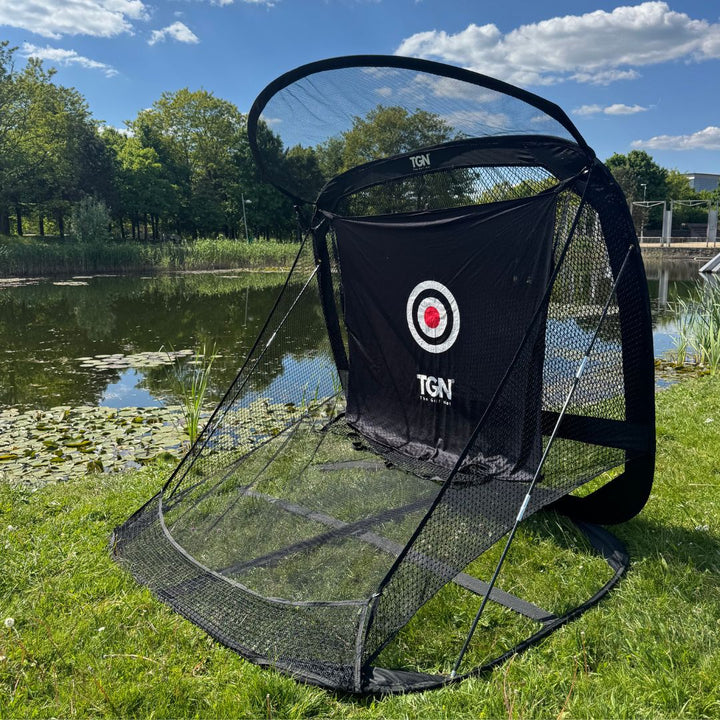TGN-7 golf net outdoor alternate view