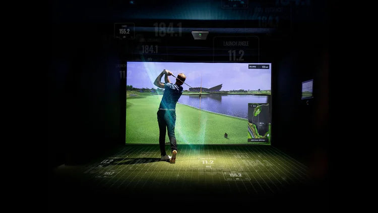 Trackman iO Indoor Golf Launch Monitor &amp; Simulator - Home Golf Launch Monitor Golf and Greens