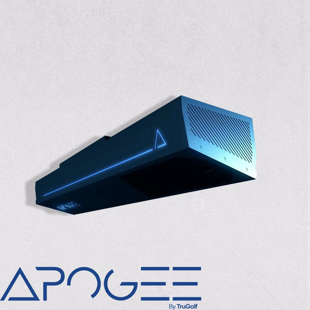 Angled view TruGolf APOGEE with side vents