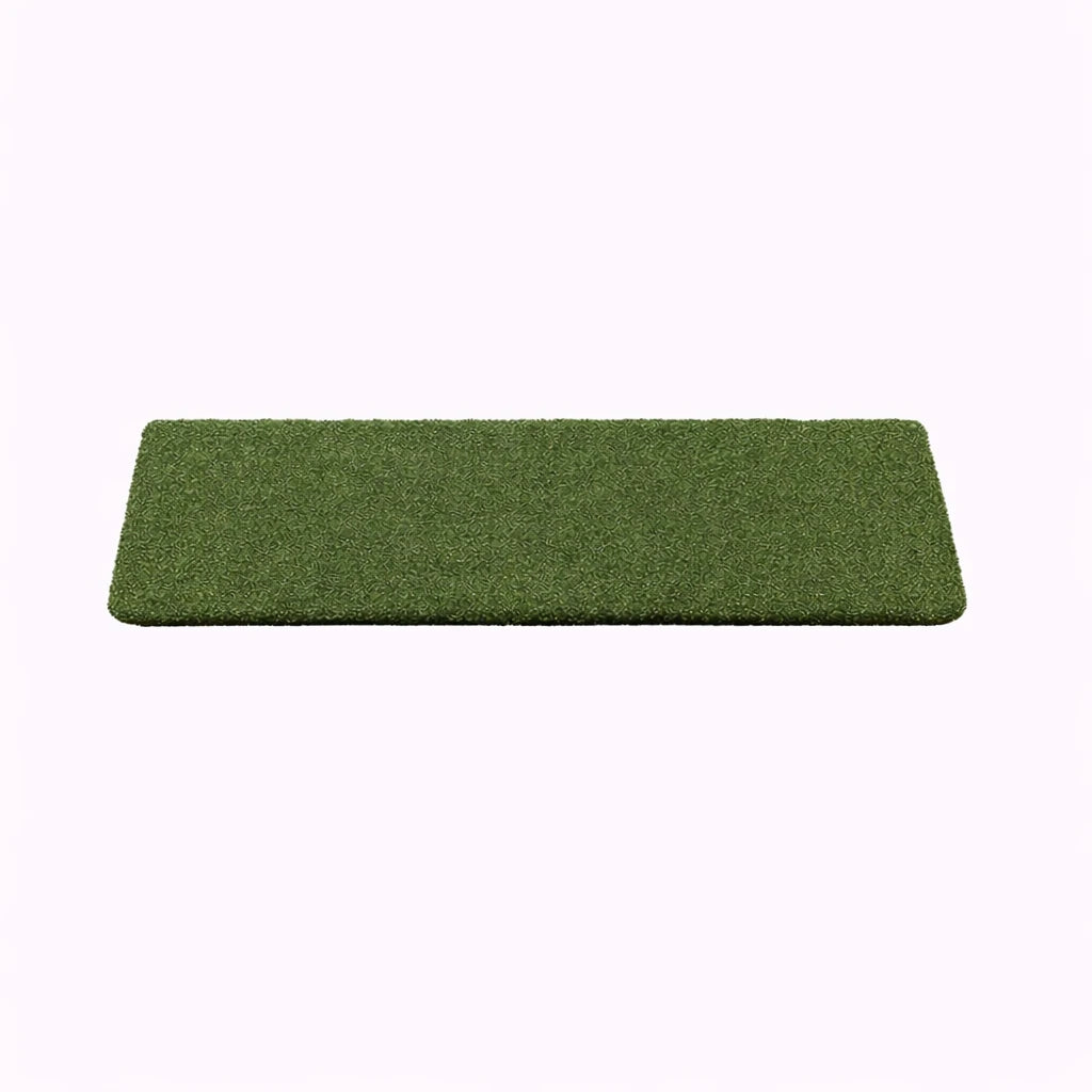 TruGolf TruFlight 2 golf hitting mat with durable artificial turf surface for indoor and simulator practice