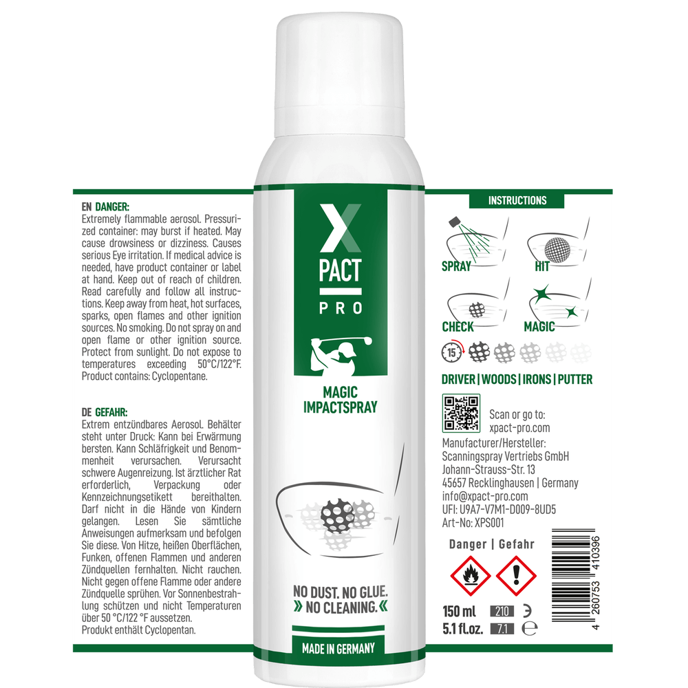 XPACT PRO GOLF IMPACT SPRAY - Default Title Training Aids Golf and Greens