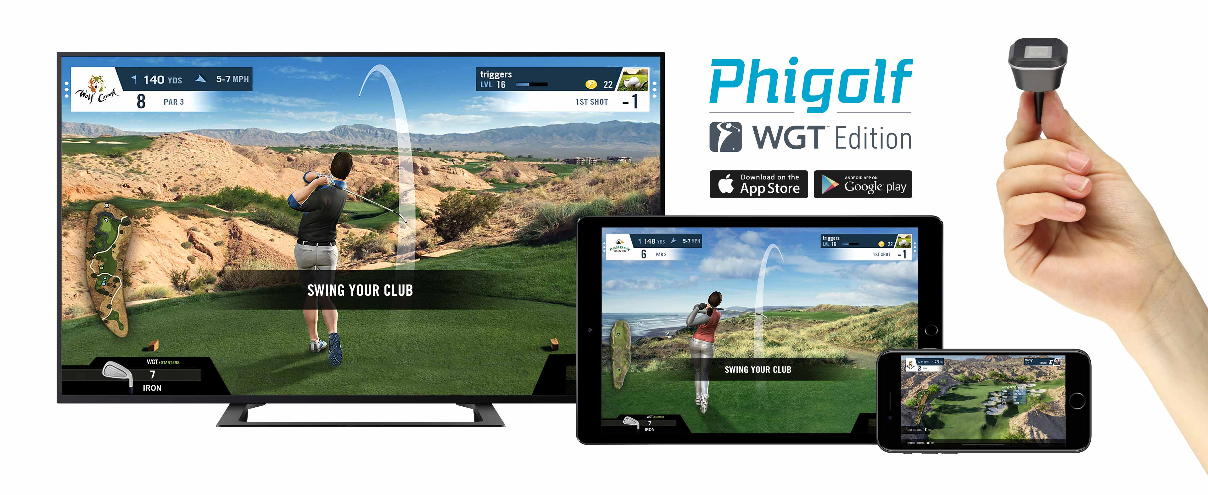 Phigolf WGT Edition | Golf Simulator | Play golf at home | Golf